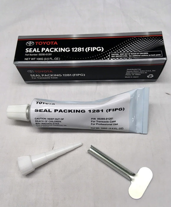 GENUINE TOYOTA FIPG FORMED IN PLACE TRANSMISSION GASKET 3.5 OZ 00295-01281