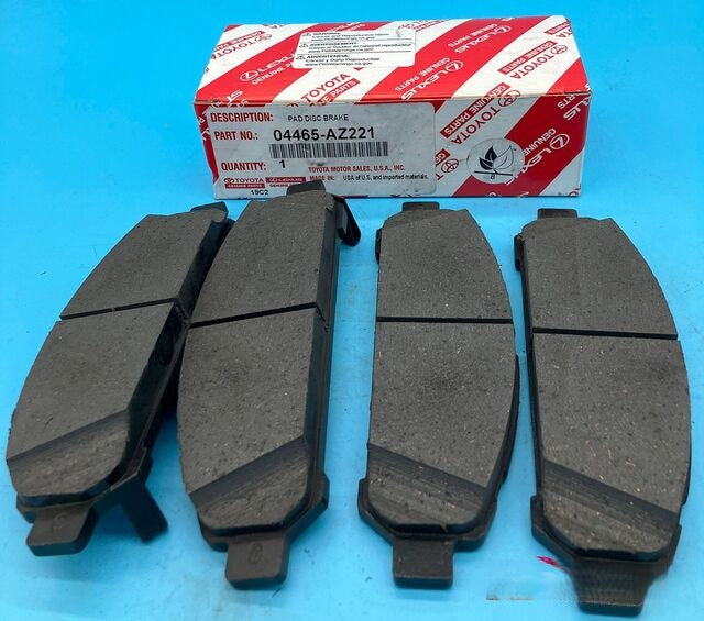 2008-2016 TOYOTA VENZA FRONT CERAMIC BRAKE PADS GENUINE OEM 04465-AZ221