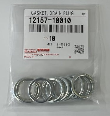 10Pcs 12157-10010 Transfer & Differential Oil Drain Plug Gasket For Toyota Lexus Hilux Corolla Supra Highlander