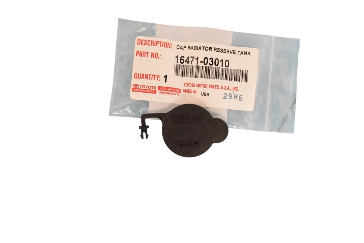 GENUINE OEM TOYOTA AVALON CAMRY SIENNA TUNDRA COOLANT RESERVOIR CAP 16471-03010