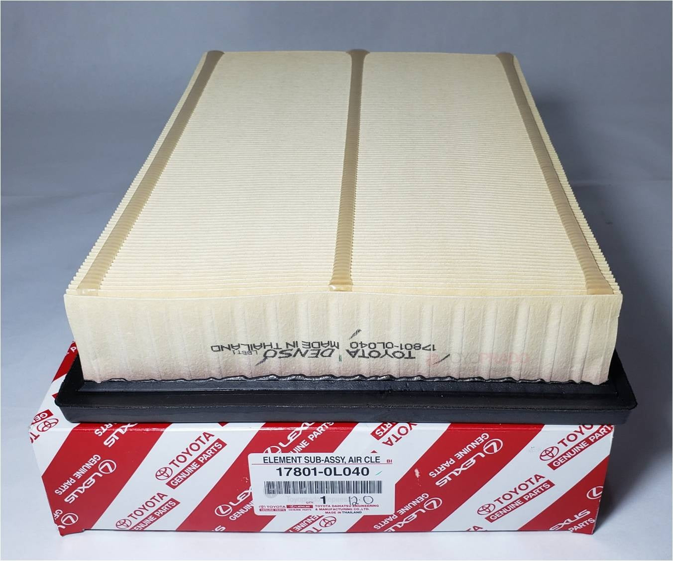 Toyota Hilux Fortuner Innova Engine Air Filter 17801-0L040 OEM
