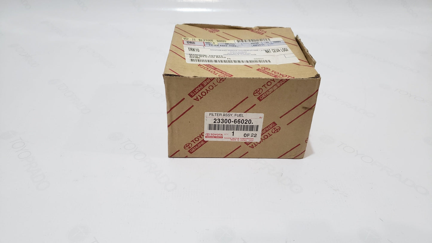 TOYOTA GENUINE 23300-66020 FILTER ASSY, FUEL OEM LAND CRUISER