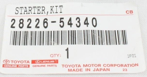 Toyota 4Runner T100 Tacoma Tundra OEM Battery Terminal Starter Kit 28226-54340