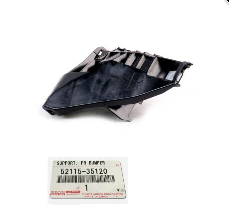 OEM GENUINE TOYOTA 07-14 FJ Cruiser FRONT PASSENGER BUMPER SUPPORT 52115-35120