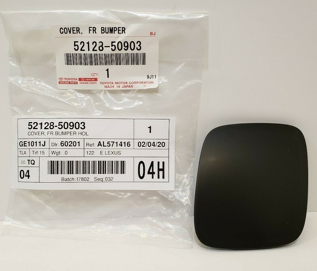 NEW LEXUS LS460 LS600H LEFT FRONT BUMPER TOW HOOK COVER OEM CAP CLIP 2010-2012