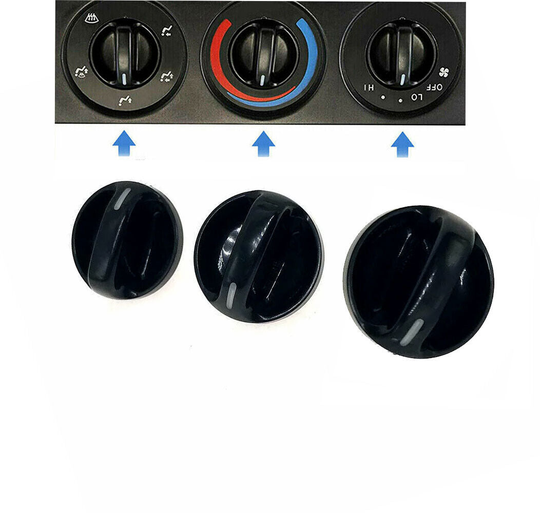 HEATER KNOB CLIMATE CONTROL SET OF 3 GENUINE FIT FOR TOYOTA TUNDRA 1999-06