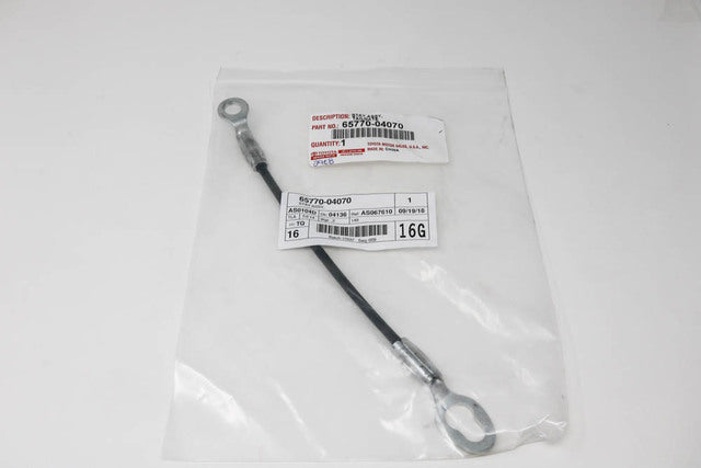 GENUINE OEM TOYOTA 05-15 TACOMA TAIL GATE STAY CABLE 65770-04070, QT=1