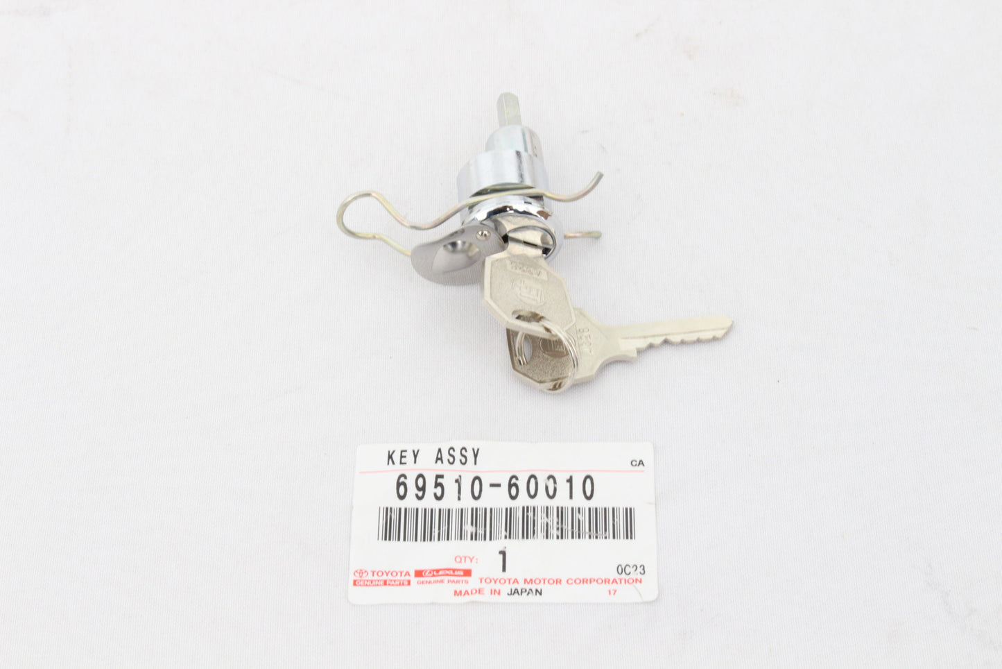 Toyota Land Cruiser FJ40 FJ45 BJ40 OEM Back Door Lock Cylinder & Key 69510-60010