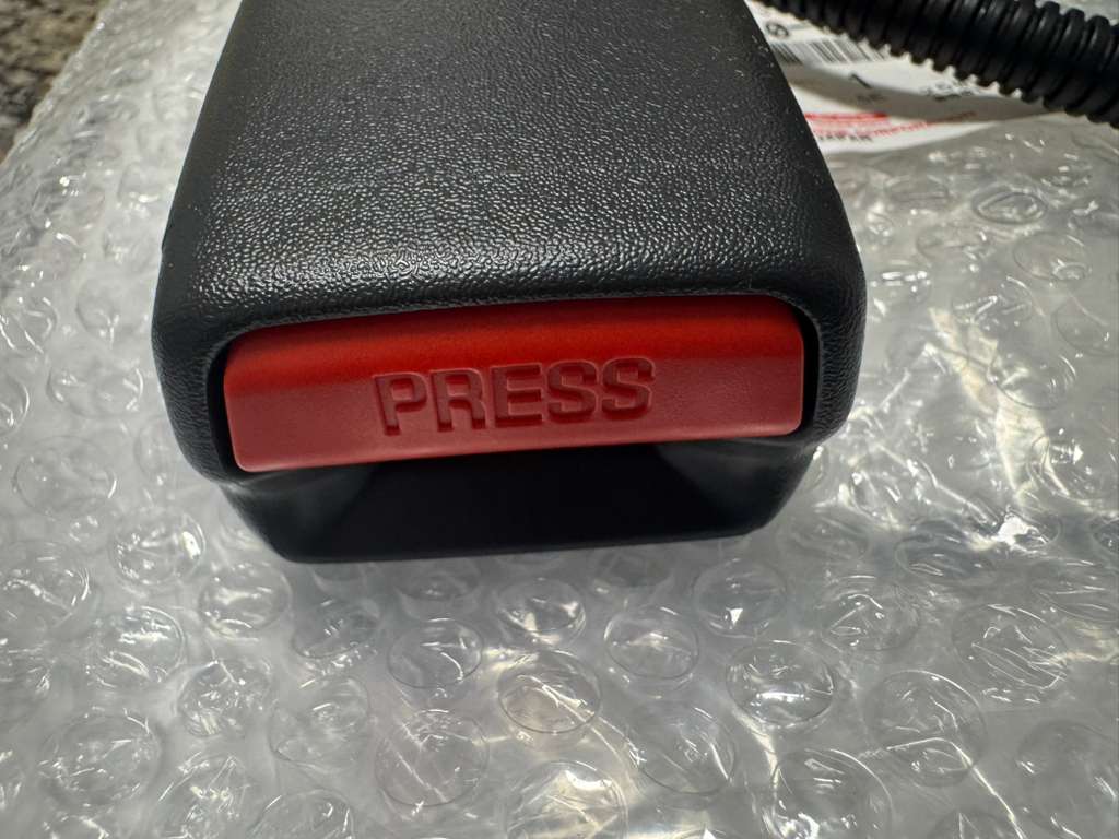 OEM Toyota Seat Belt Receptacle Passenger Side (Dark Gray) Fits Yaris 2006-2011