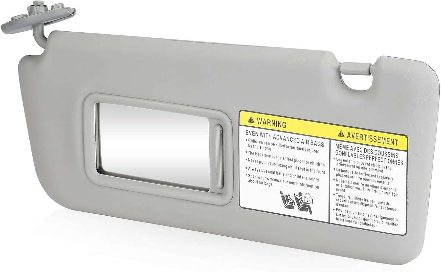 TOYOTA GENUINE OEM 2004-2005 RAV4 LH DRIVER GRAY SUN VISOR 74320-42420-B0