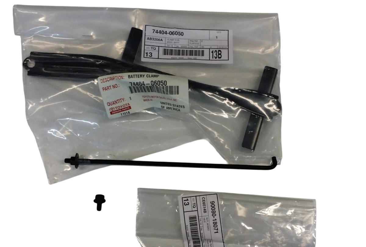 CAMRY LEXUS OEM FACTORY BATTERY HOLD DOWN KIT 2002-2006 ES300 ES330