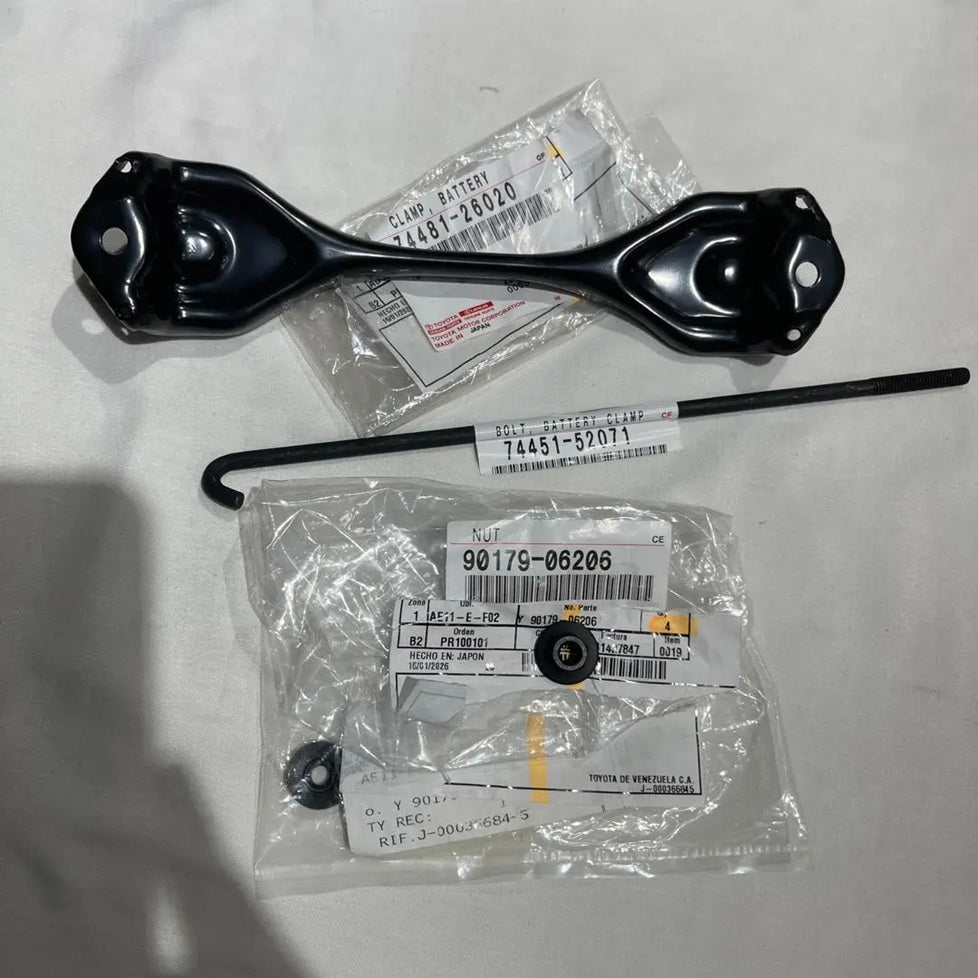 OEM GENUINE TOYOTA 03-24 4Runner GX470 BATTERY HOLD DOWN CLAMP KIT 74481-26020