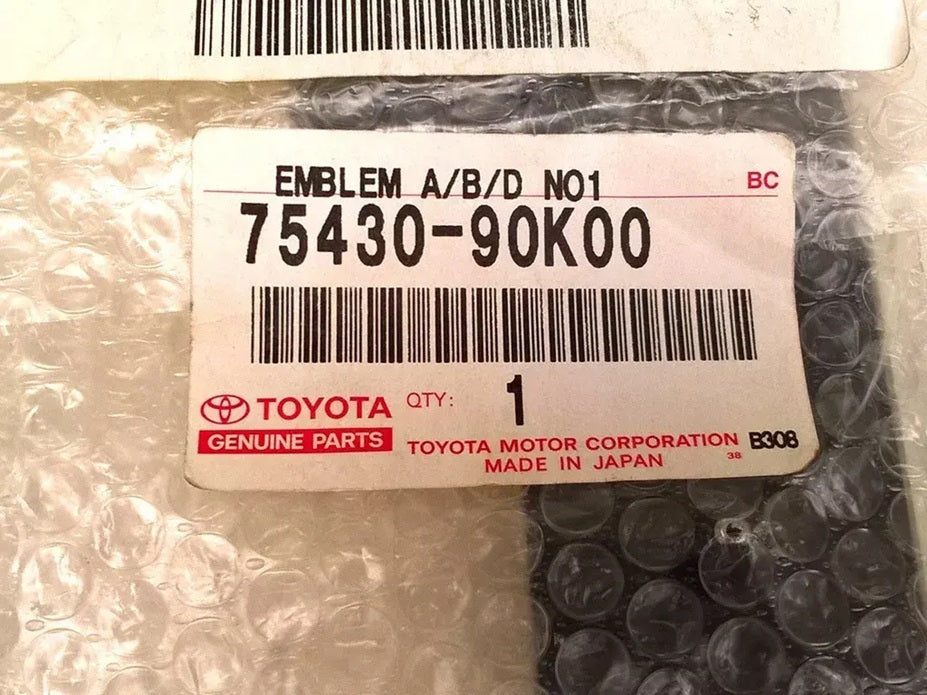 OEM Toyota 81-90 Land Cruiser FJ60 BJ60 FJ62 Rear 4WD Emblem Badge Genuine Part