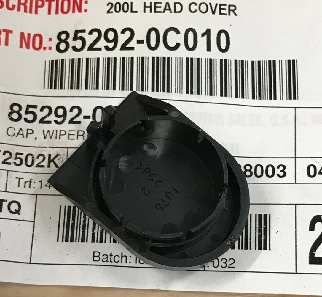 GENUINE OEM TOYOTA 2008-2022 SEQUOIA REAR WINDOW WIPER ARM HEAD CAP 85292-0C010