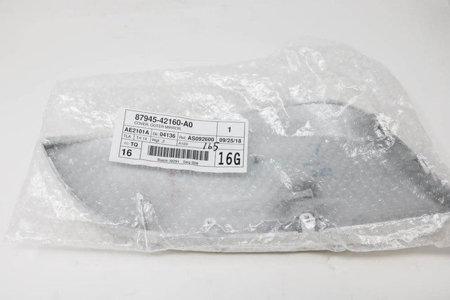 Genuine Toyota 14-23 4Runner Rav4 Driver Side Mirror Cover White 87945-42160-A0