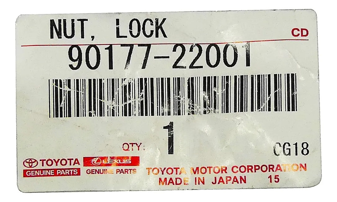 GENUINE Toyota Lexus Scion Camry Corolla Rav4 OEM Front Axle Shaft Nut 90177-22001 / 90080-17238