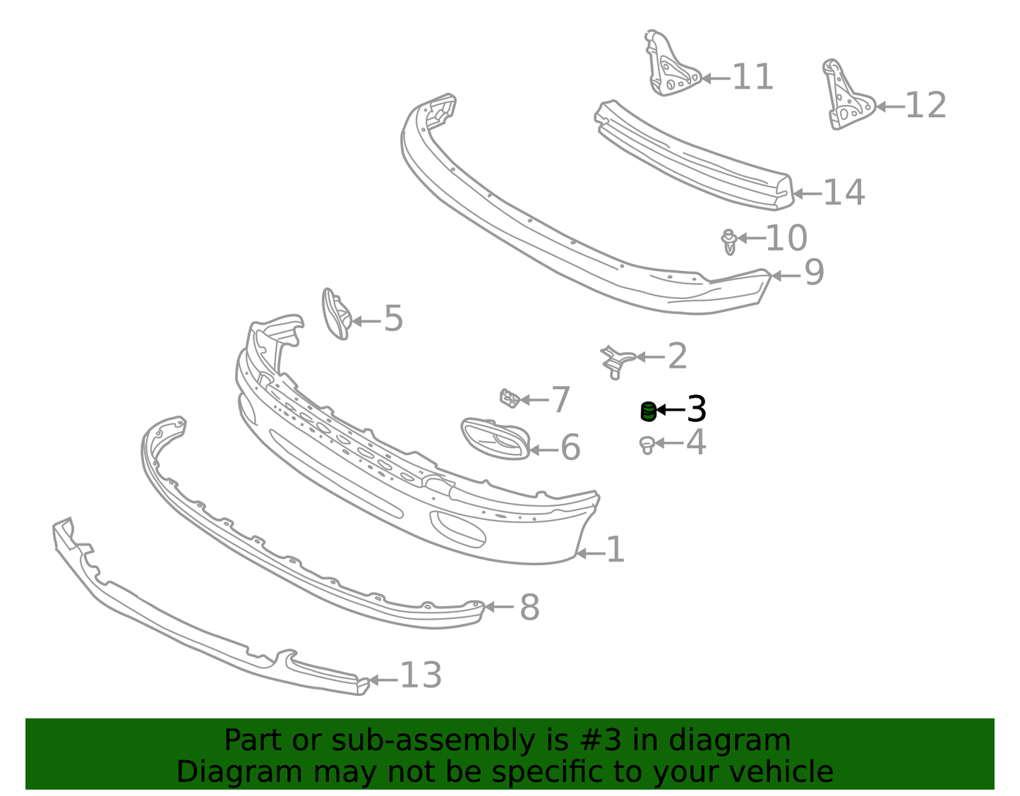00-06 TUNDRA 98-02 4RUNNER FRONT BUMPER BRACKET BUSHINGS SET OF 2