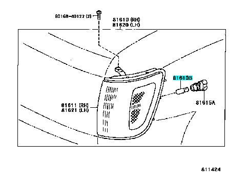 Genuine Toyota Bulb 99132-12050