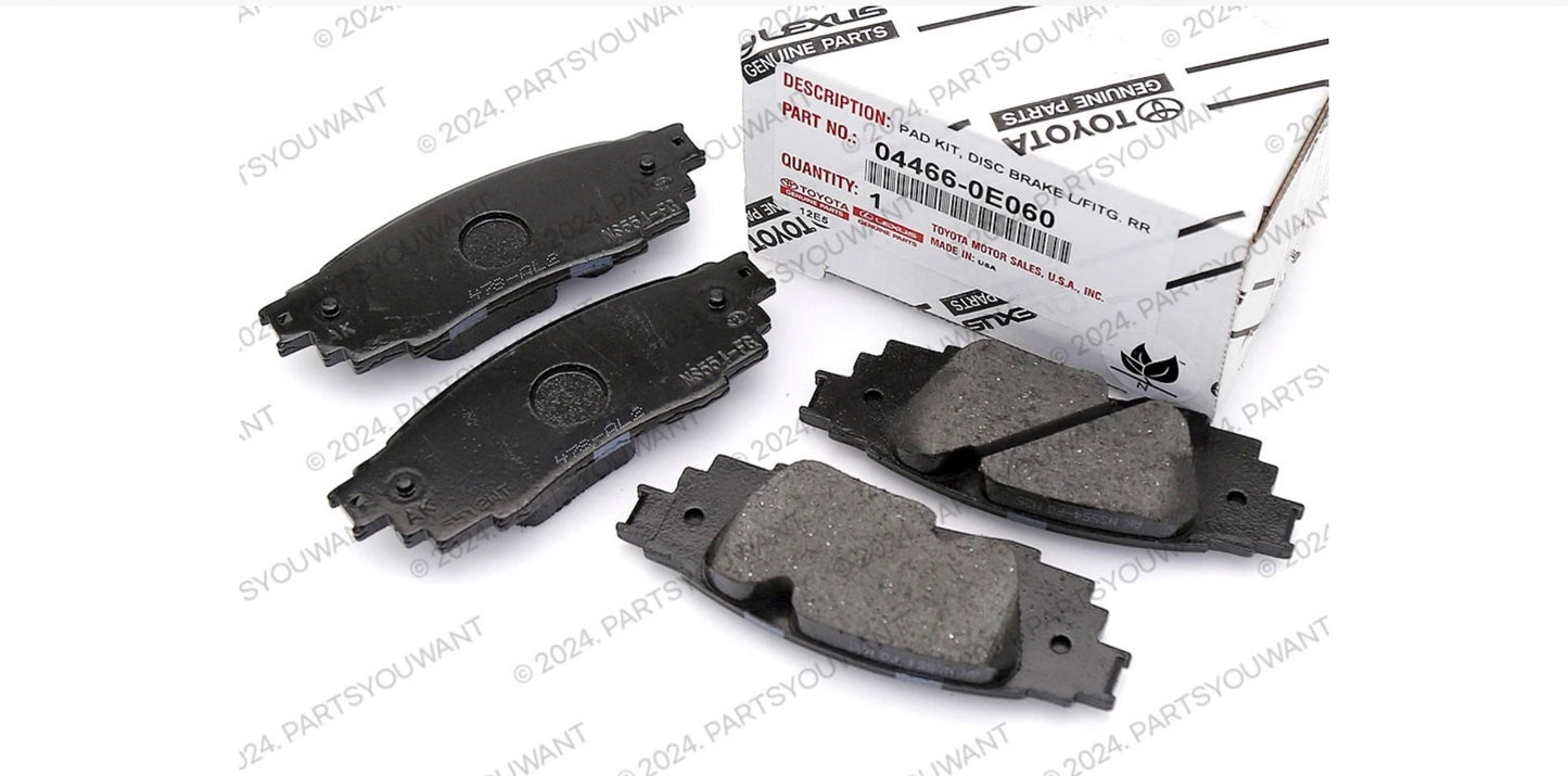 LEXUS OEM FACTORY FRONT AND REAR BRAKE PAD SET 2020-2023 RX350 RX450H
