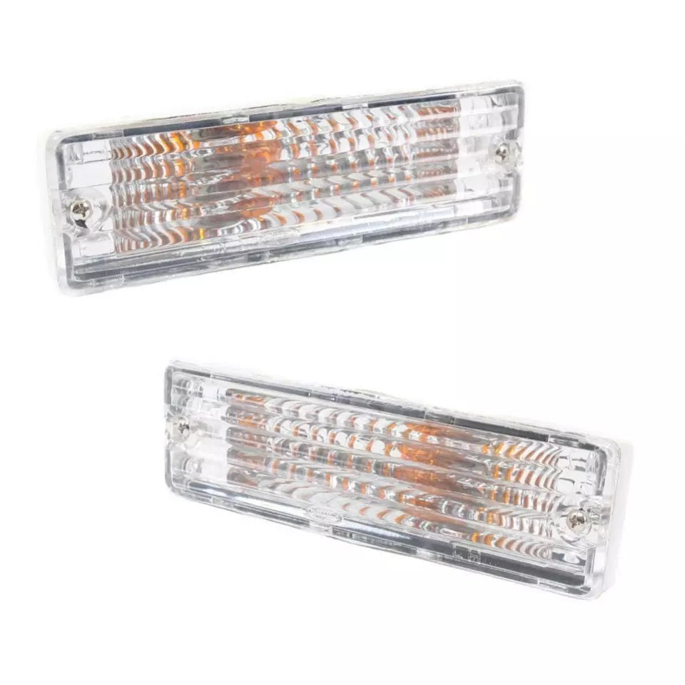 For Nissan Hardbody D21 Navara Pickup 1986-97 Front Bumper Light Lamp Signal L+R