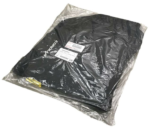 2020-2025 COROLLA SEDAN BLACK CARPET FLOOR MATS GENUINE TOYOTA PT206-02202-01