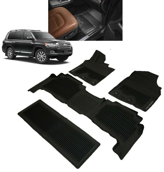 Genuine Toyota Land cruiser All Weather Mats 3rd Row PT206-60160-02