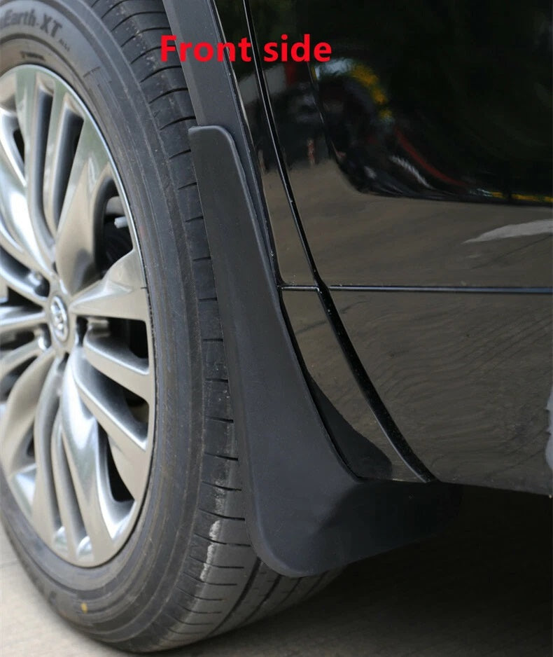 2020-2025 TOYOTA HIGHLANDER MUDGUARDS MUDFLAPS GENUINE OEM 4PC SET Black