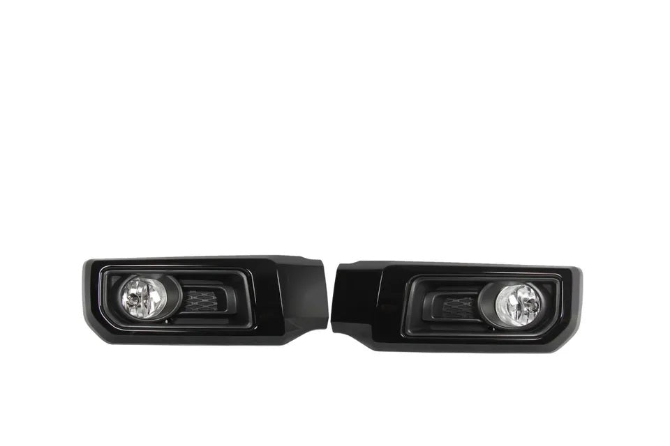 For 14 21 Toyota 4Runner Limited Fog Lamp Light And Gloss Black Bezel With Bulbs
