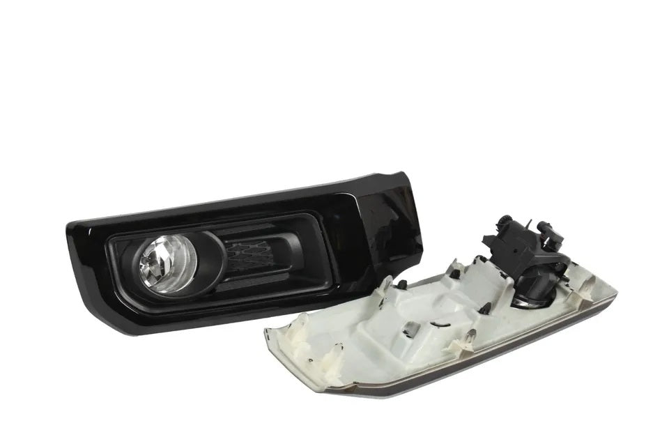 For 14 21 Toyota 4Runner Limited Fog Lamp Light And Gloss Black Bezel With Bulbs