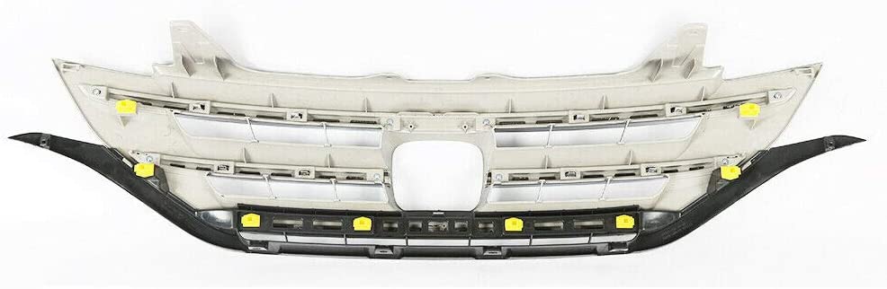 Rear view of Bumper Grille for Honda CR-V 2012-2014, code: JX-7496-GRCM