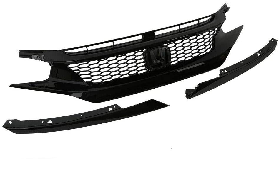 Bumper Grille for Honda Civic 2016-2018, code: JX-7019-GBK