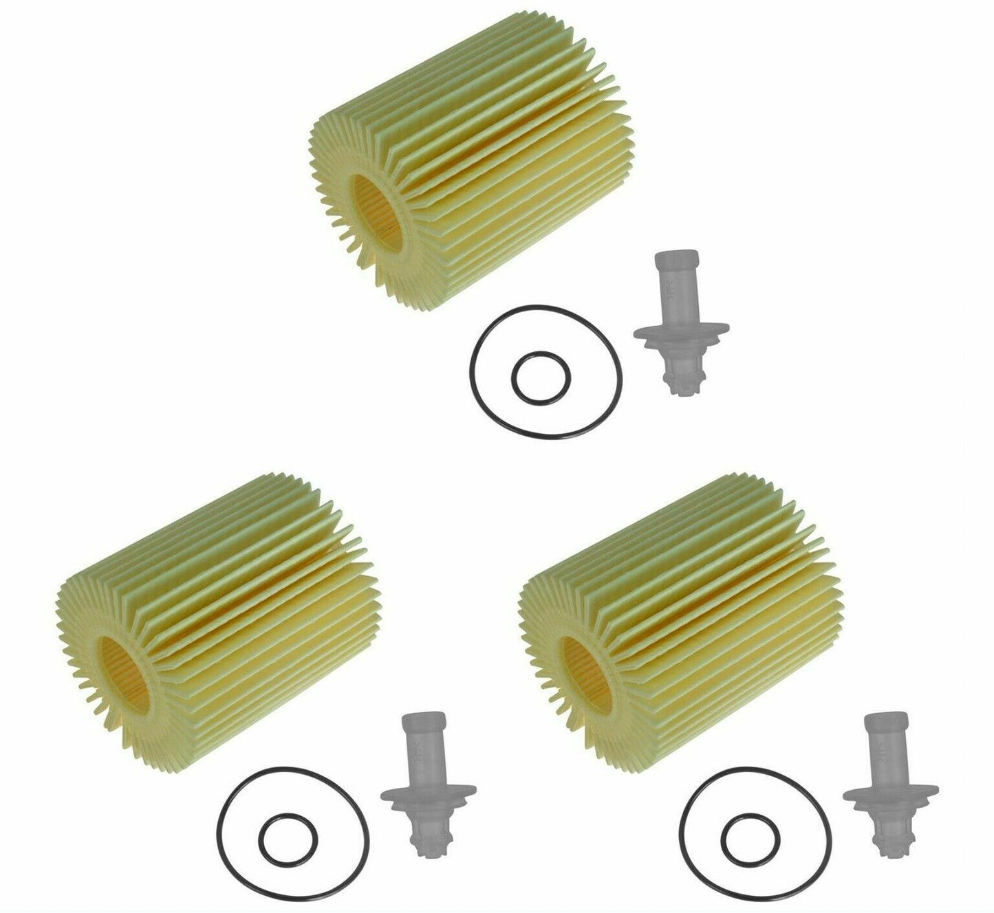 Oil Filter Set of 3 Fit For Toyota 4Runner FJ Cruiser Tundra