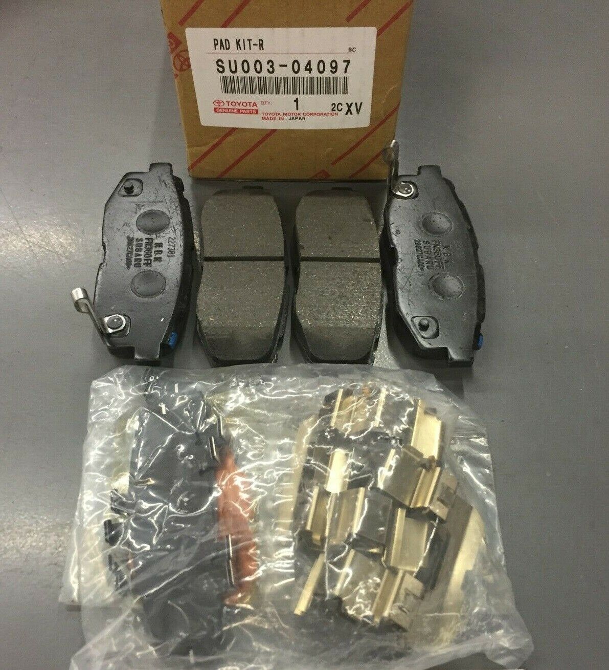 Rear Brake Pads + Hardware + Shim Fit For Toyota Scion