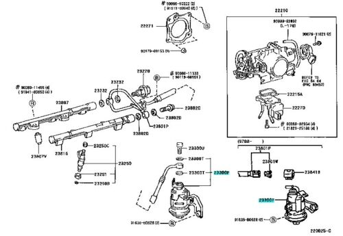 Fuel Filter Fit For Toyota Lexus ES300 Camry Solora Avalon