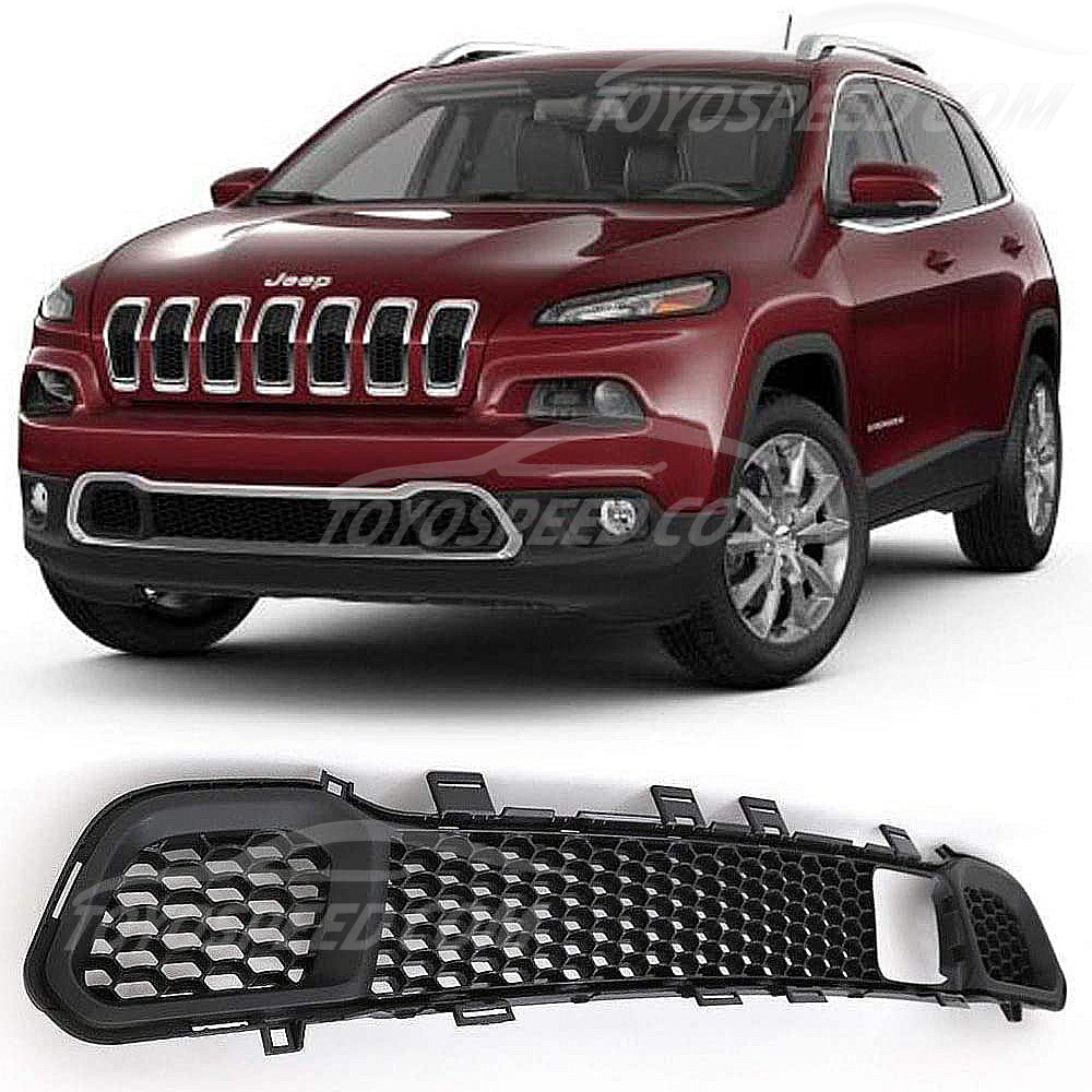 Bumper Grille and Jeep Cherokee 2014-2018, code: JX-7556-MBK