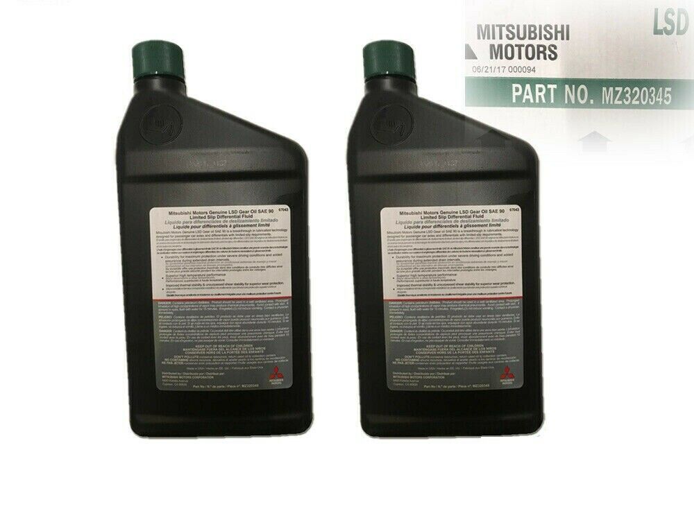 2 Quarts Genuine Mitsubishi DiaQueen LSD Oil Transfer Case Differential Evo