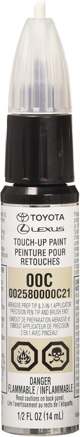 Genuine Toyota 00258-0000C-21 Clear Coat Touch-Up Paint Pen .5 FL OZ (14.7 ML)