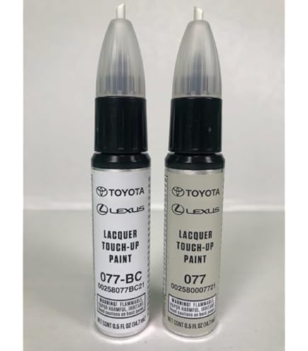 GENUINE TOYOTA STARFIRE PEARL TOUCH-UP PAINT CODE 077 OEM 2 PART KIT
