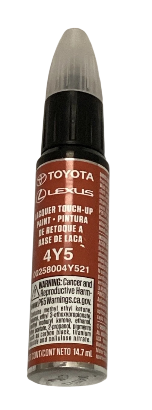 LEXUS TOYOTA LACQUER TOUCH UP PAINT / 4Y5 COPPER CREST, OEM