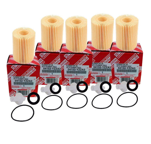 OIL FILTER FIT FOR LEXUS OEM FACTORY 2006-2017 IS250 IS350 (2WD) SET 5 FILTERS