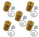 OIL FILTER FIT FOR TOYOTA LAND CRUISER,SEQUOIA,TUNDRA SET OF 5 OEM w gasket