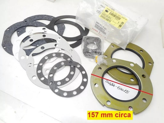 Oil Splash Guard Set Front Wheel Hub Axle Overhaul Gaskets FJ60