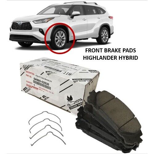 2020-2022 Toyota Highlander Front Brake Pad Set Genuine OEM Hybrid