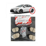 2020 - 2022 Corolla OEM Genuine Toyota Brake Pads Rear 04466-12162 Set of 4 Fit