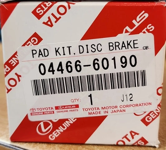 2022 2023 2024 Toyota Tundra Sequoia Genuine Rear Brake Pad Set