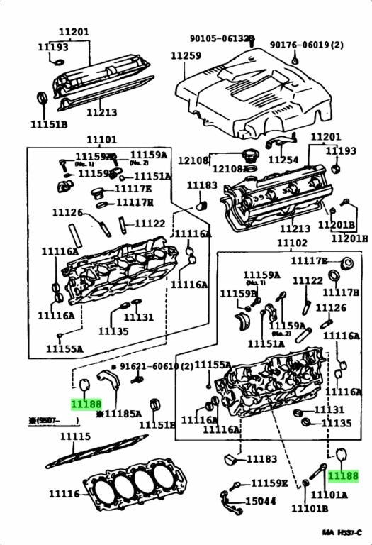 Genuine Toyota Engine Camshaft Seal 11188-62010 Tacoma Tundra 4runner