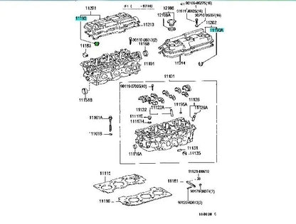 GENUINE TOYOTA HIGHLANDER 4RUNNER LEXUS ES300 SPARK PLUG GASKET OEM 11193-70010