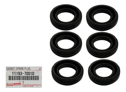 GENUINE OEM TOYOTA 4RUNNER AVALON TUNDRA SIENNA GS350 SPARK PLUG TUBE SEAL SET 6
