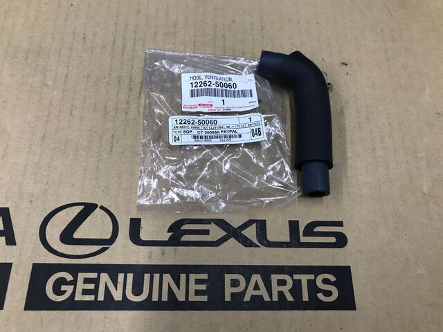 New Genuine Lexus SC430 GS430 LS430 4.3L No.2 Ventilation Hose 12262-50060