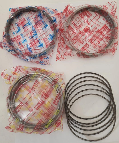 New Genuine Toyota Land Cruiser 1HDT 1HDFT 1HZ 4.2L Diesel Piston Ring Set